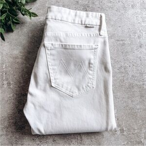 Mother The Looker Crop Glass Slipper Size 27